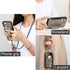 TOOVREN Wallet Case for iPhone 12 Pro Max Lanyard with Kickstand Leather Card Holder Adjustable Neck Strap, Phone Protective Back Cover for iPhone...